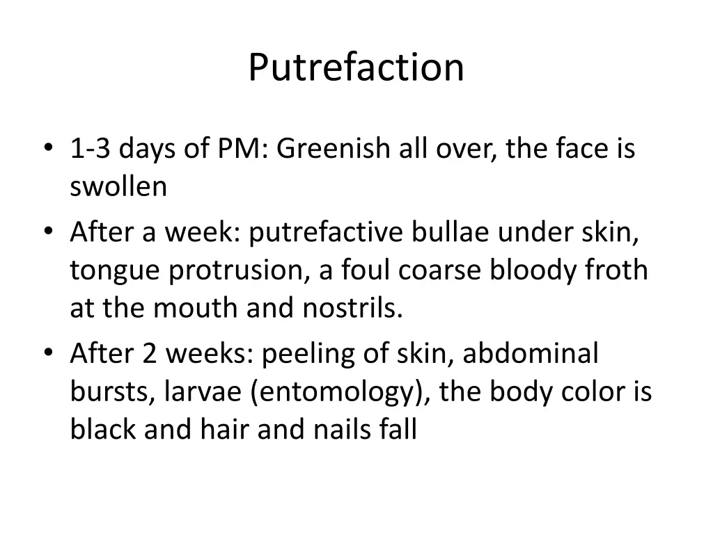 putrefaction 1