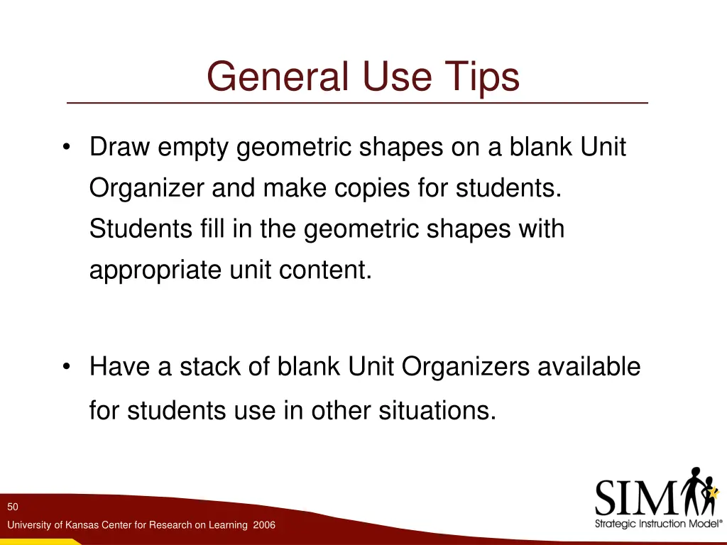 general use tips 1