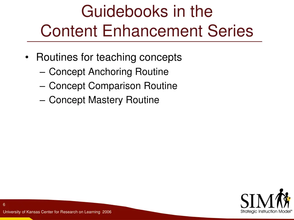 guidebooks in the content enhancement series 2