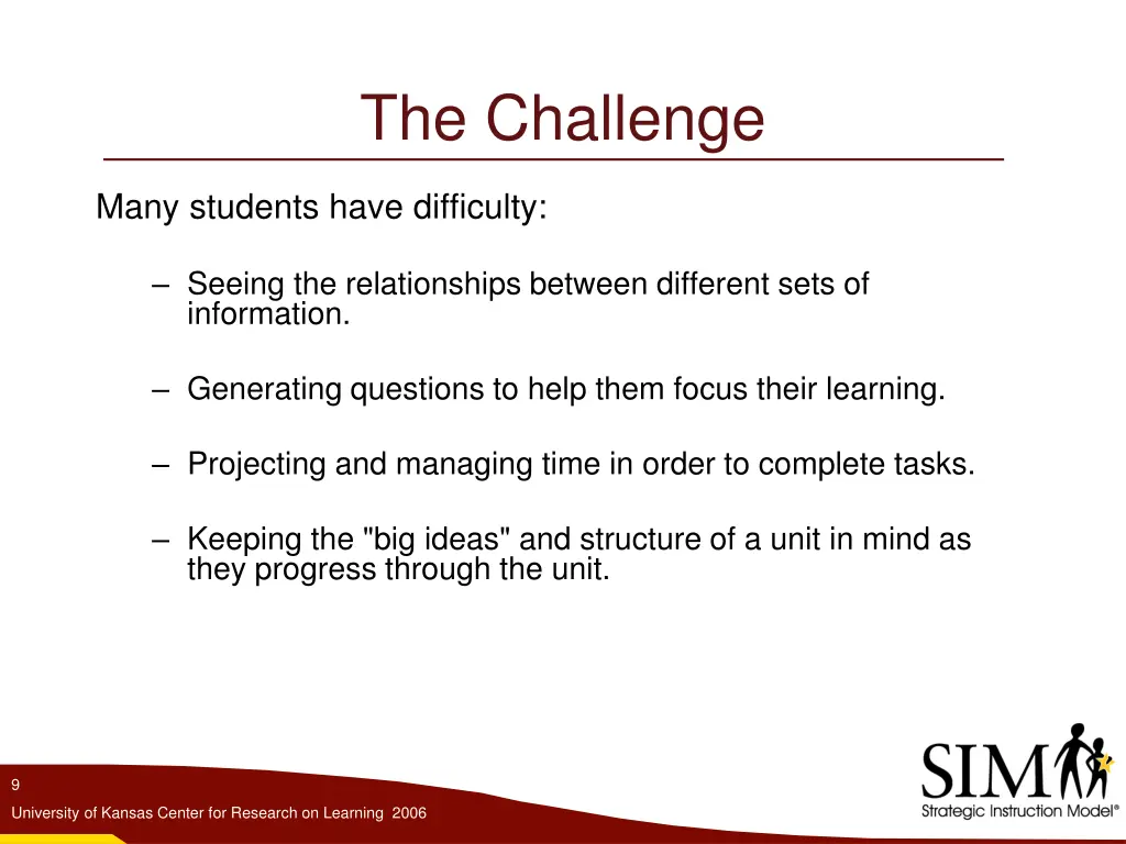 the challenge 1