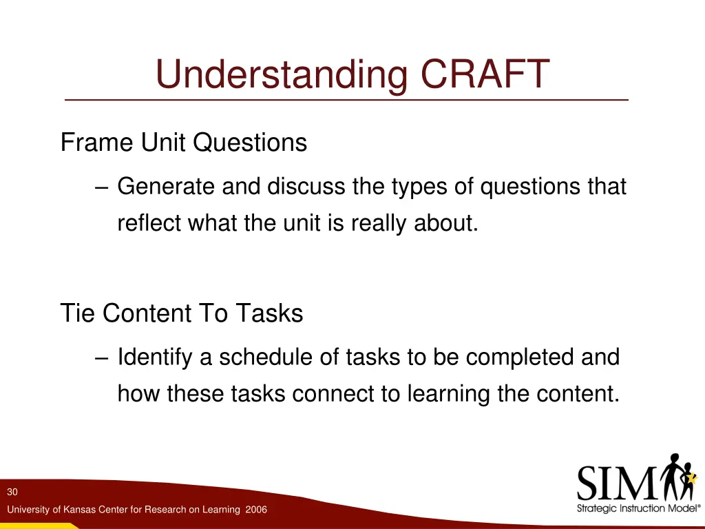 understanding craft 1