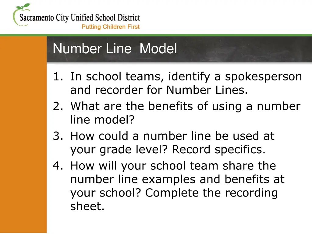 number line model 1