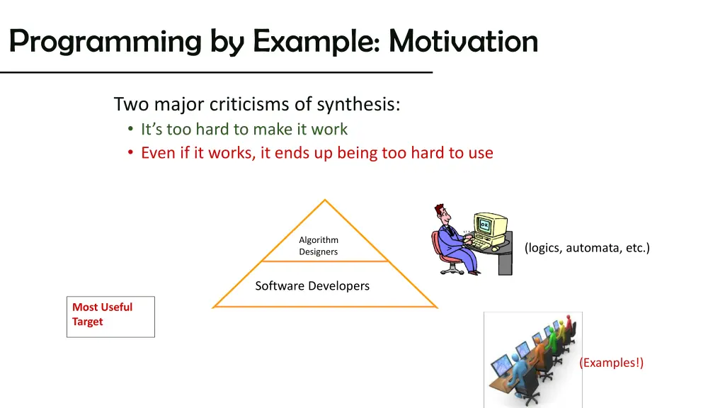 programming by example motivation