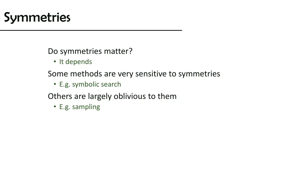 symmetries 1