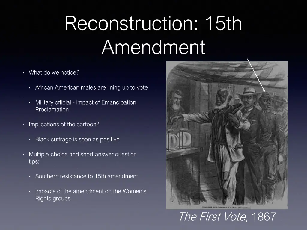 reconstruction 15th amendment