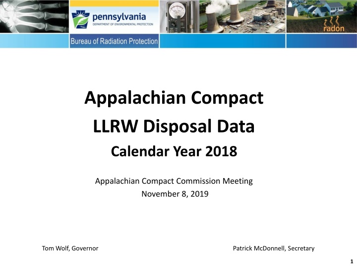 appalachian compact llrw disposal data calendar