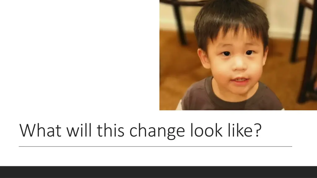 what will this change look like 3