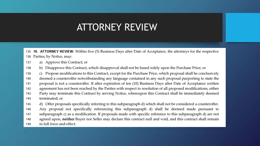 attorney review