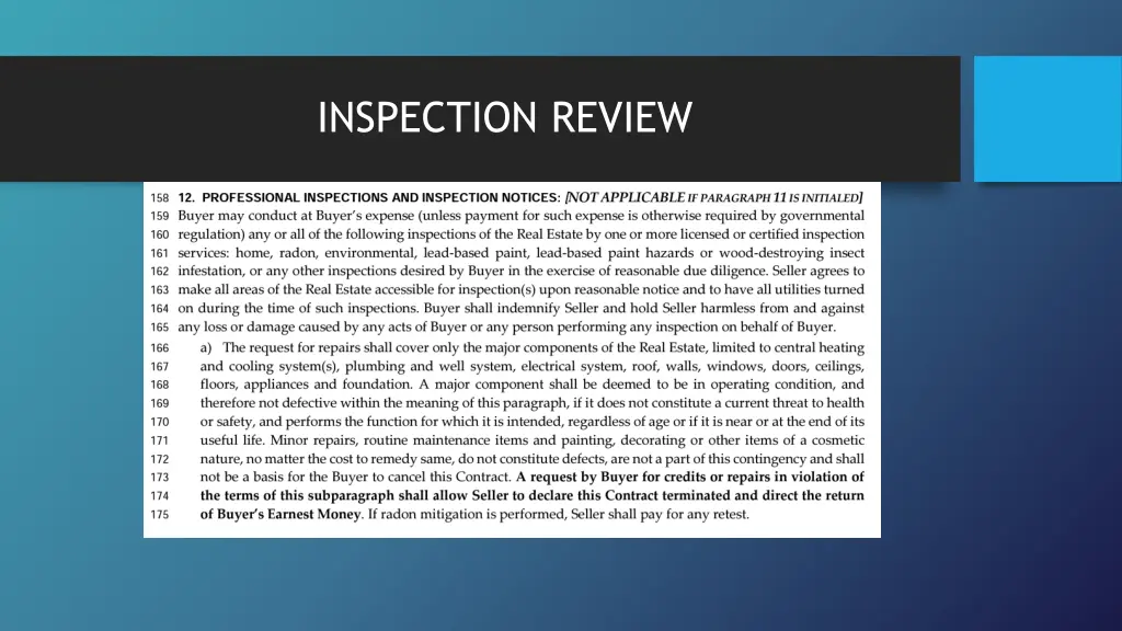 inspection review
