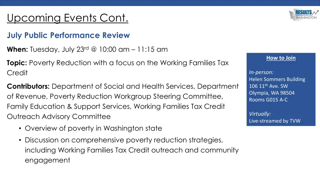 upcoming events cont