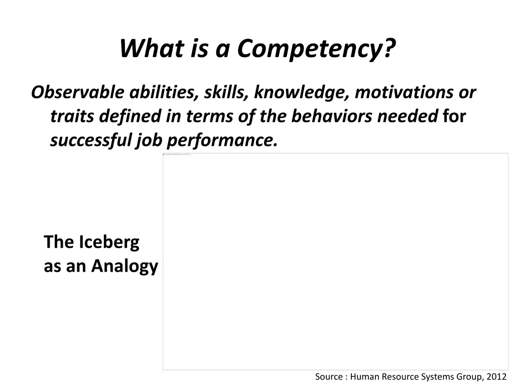 what is a competency