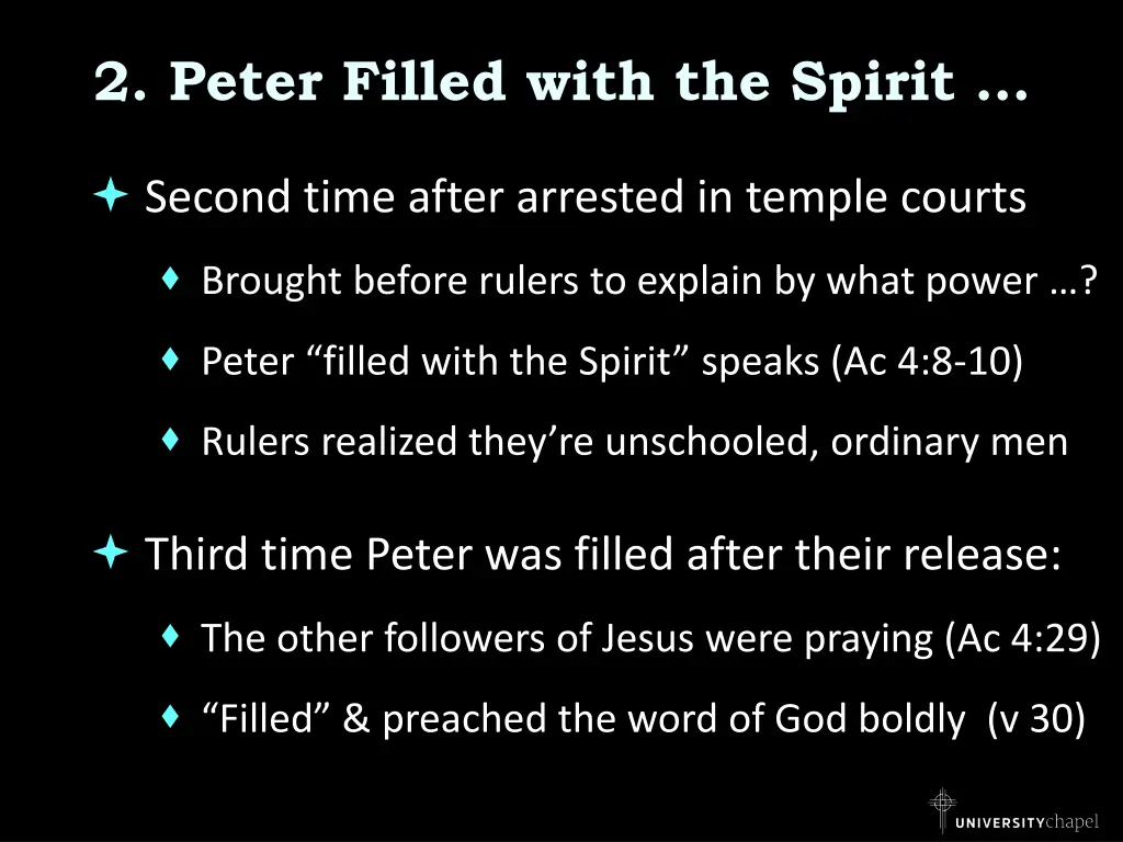 2 peter filled with the spirit 1
