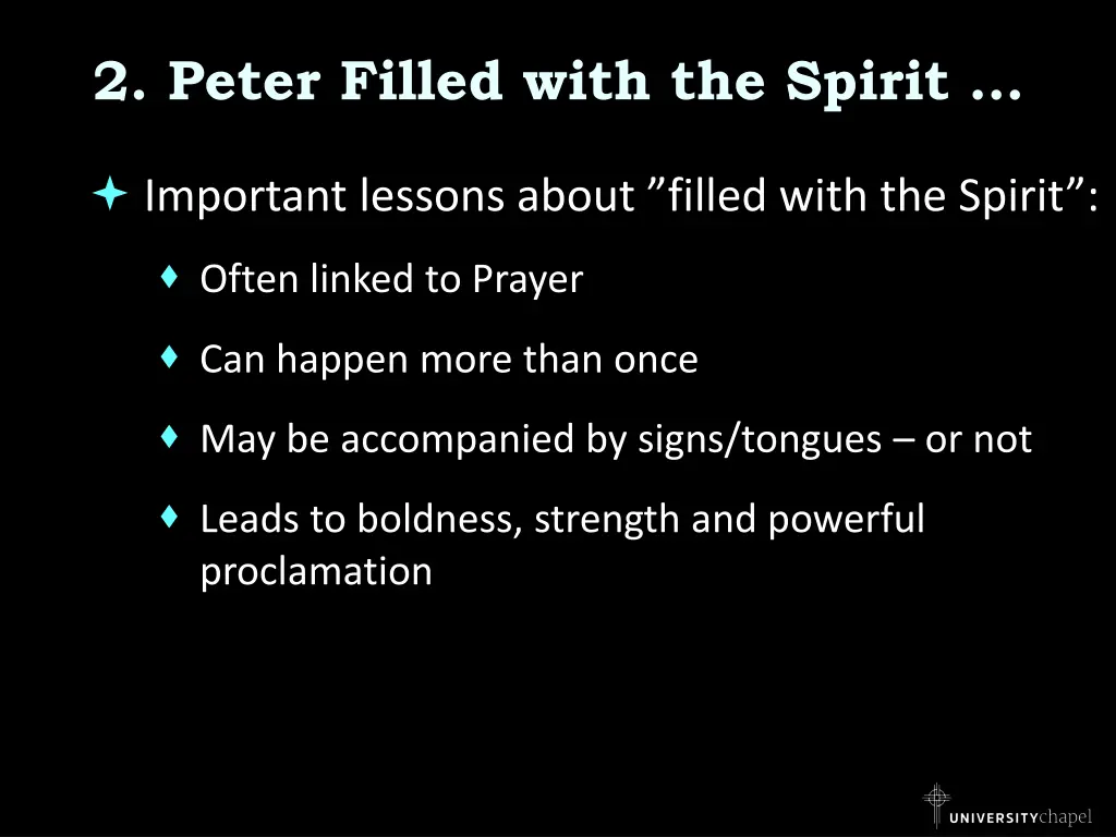 2 peter filled with the spirit 2