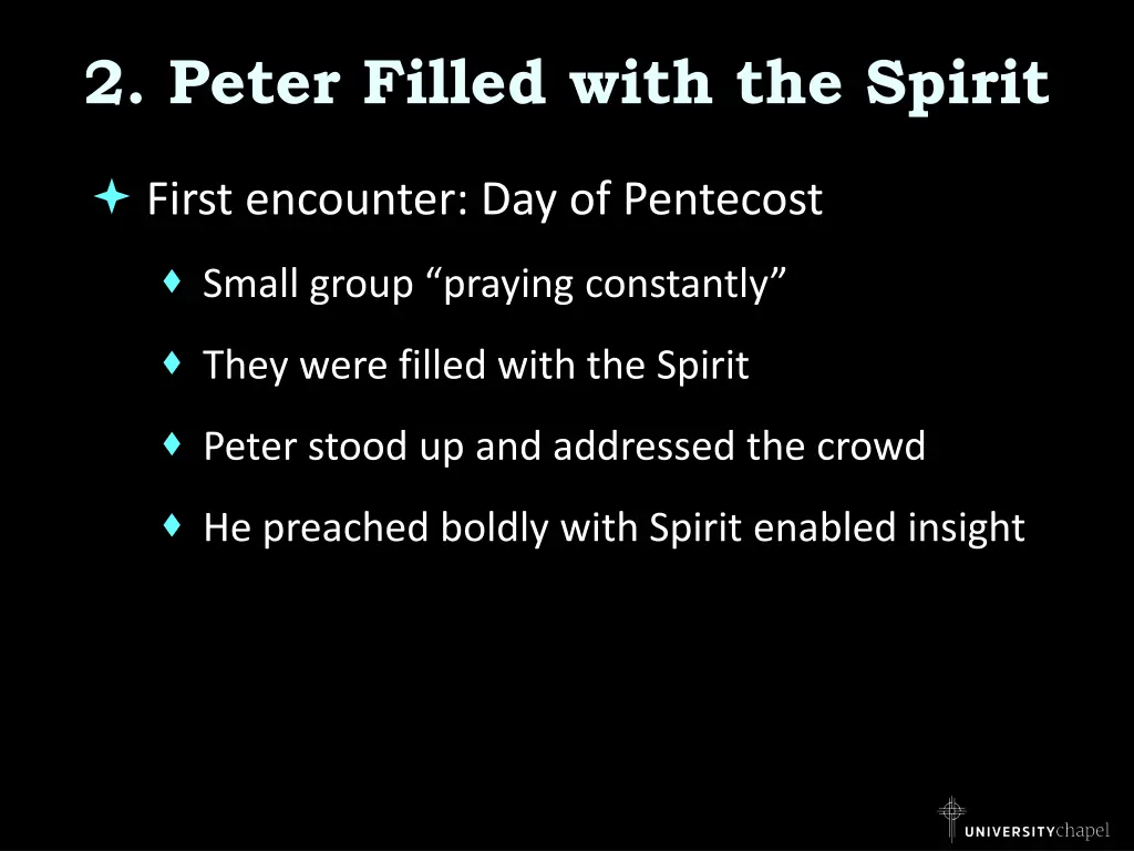 2 peter filled with the spirit