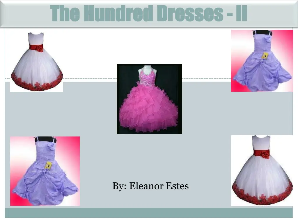 the hundred dresses the hundred dresses ii ii 1