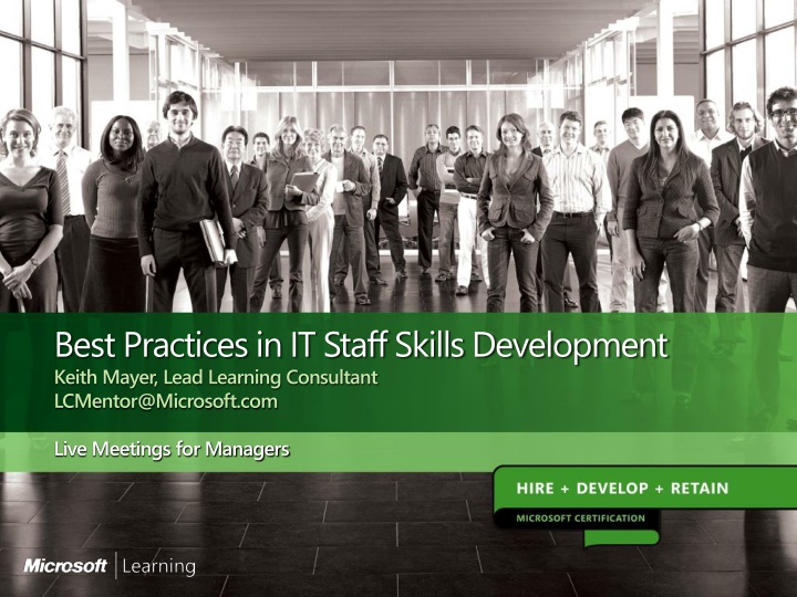 best practices in it staff skills development