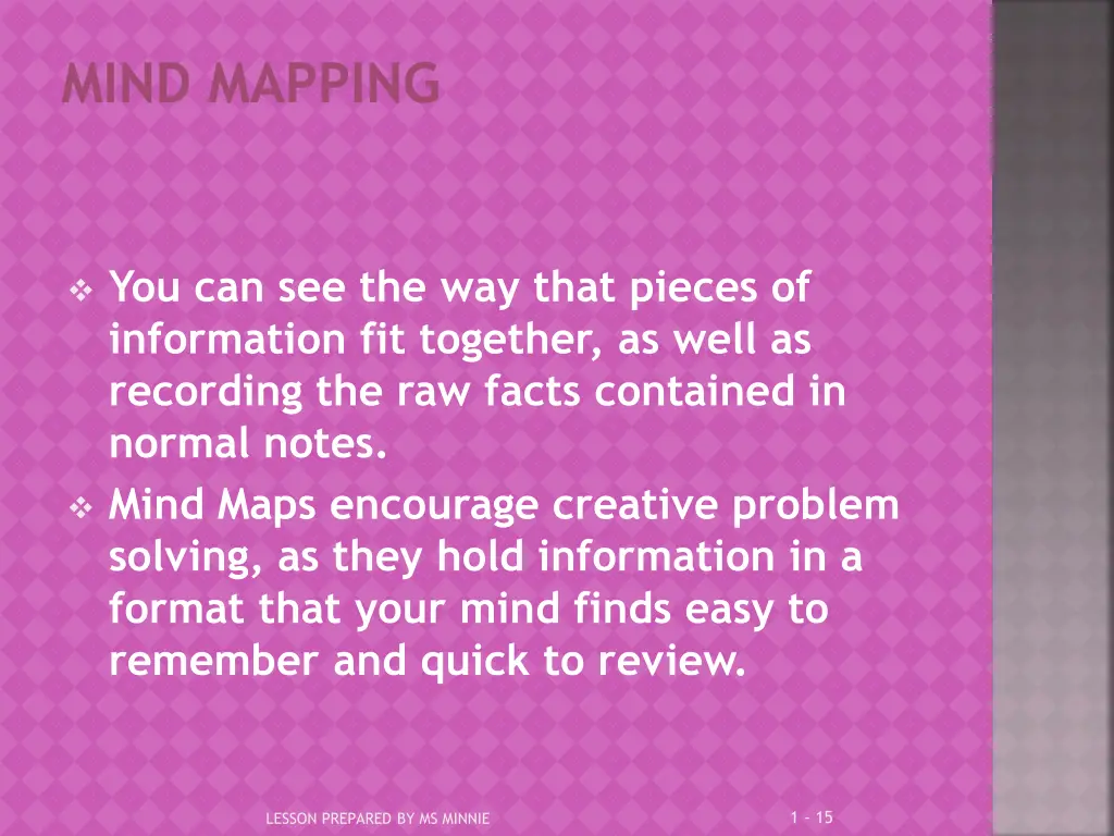 mind mapping 1