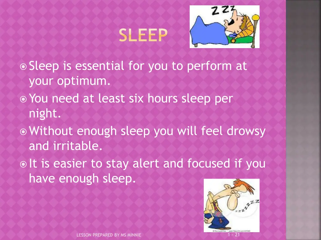 sleep