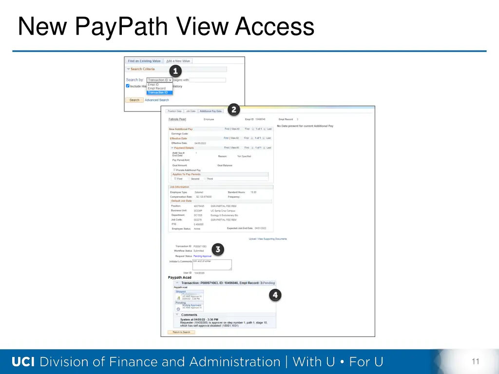 new paypath view access