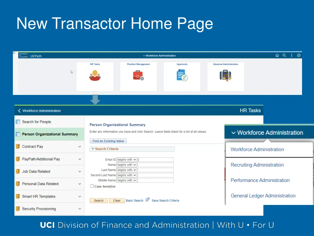 new transactor home page