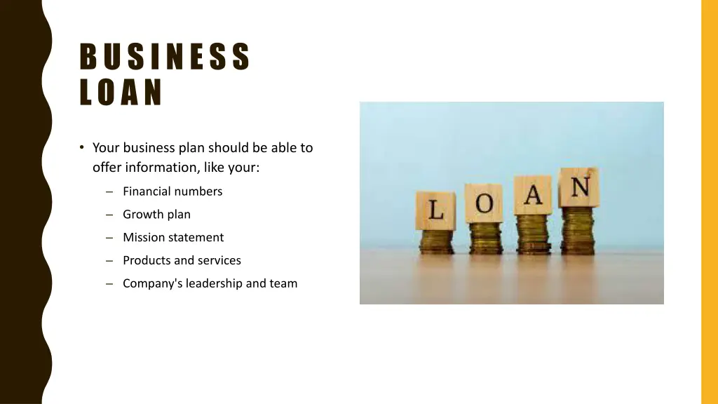 business loan