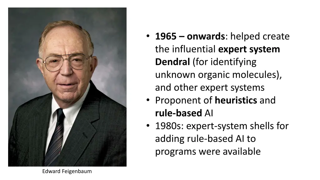 1965 onwards helped create the influential expert