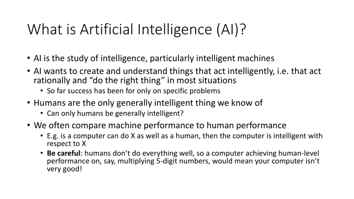 what is artificial intelligence ai