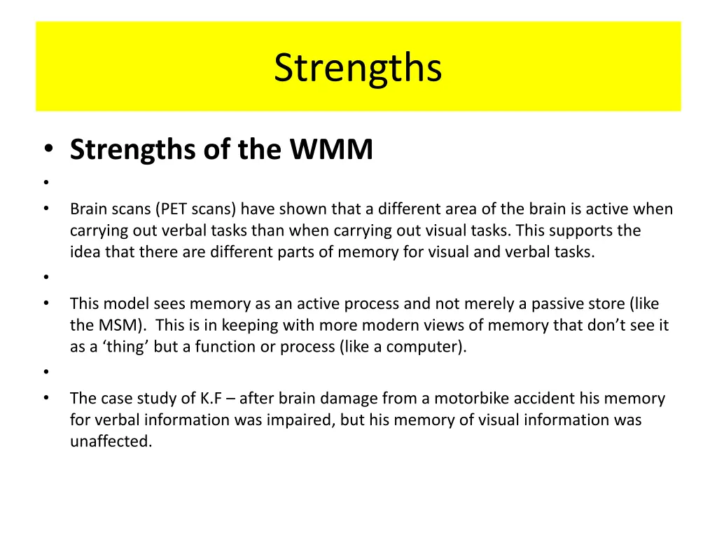 strengths