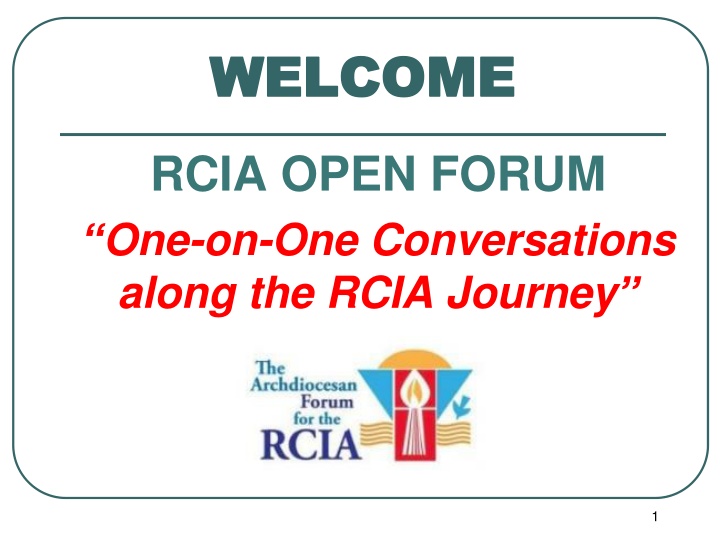 welcome welcome