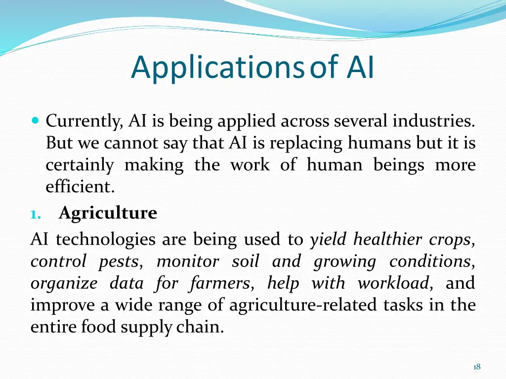 applications of ai