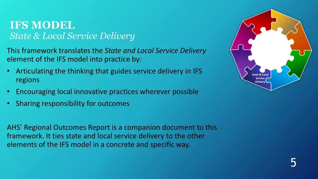 ifs model state local service delivery