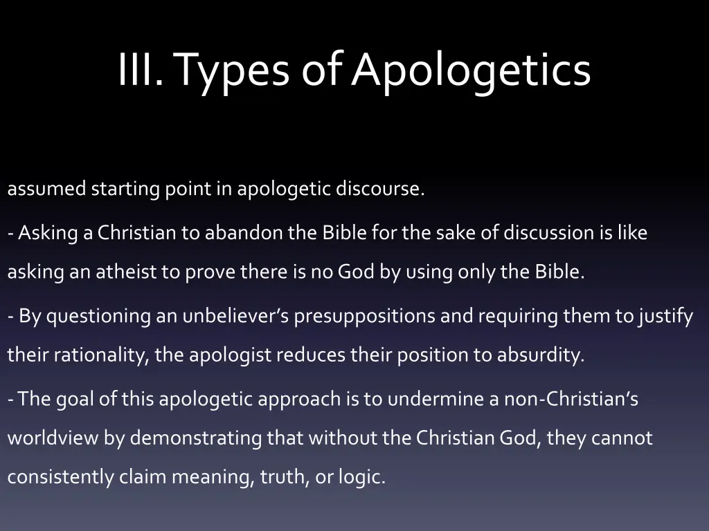 iii types of apologetics 3