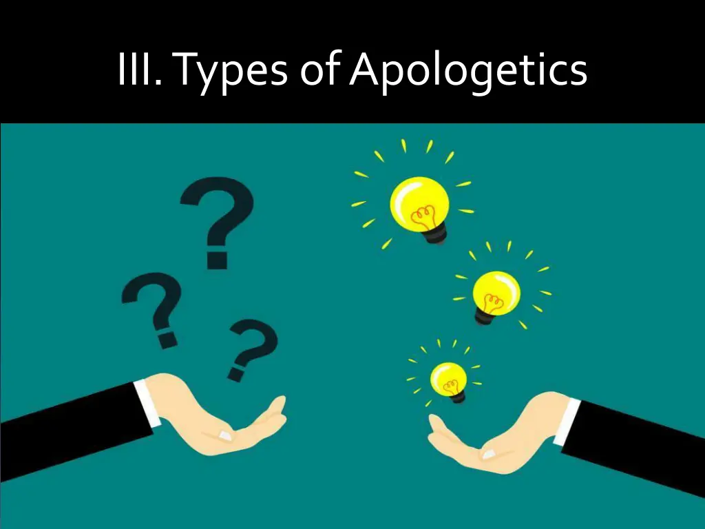 iii types of apologetics