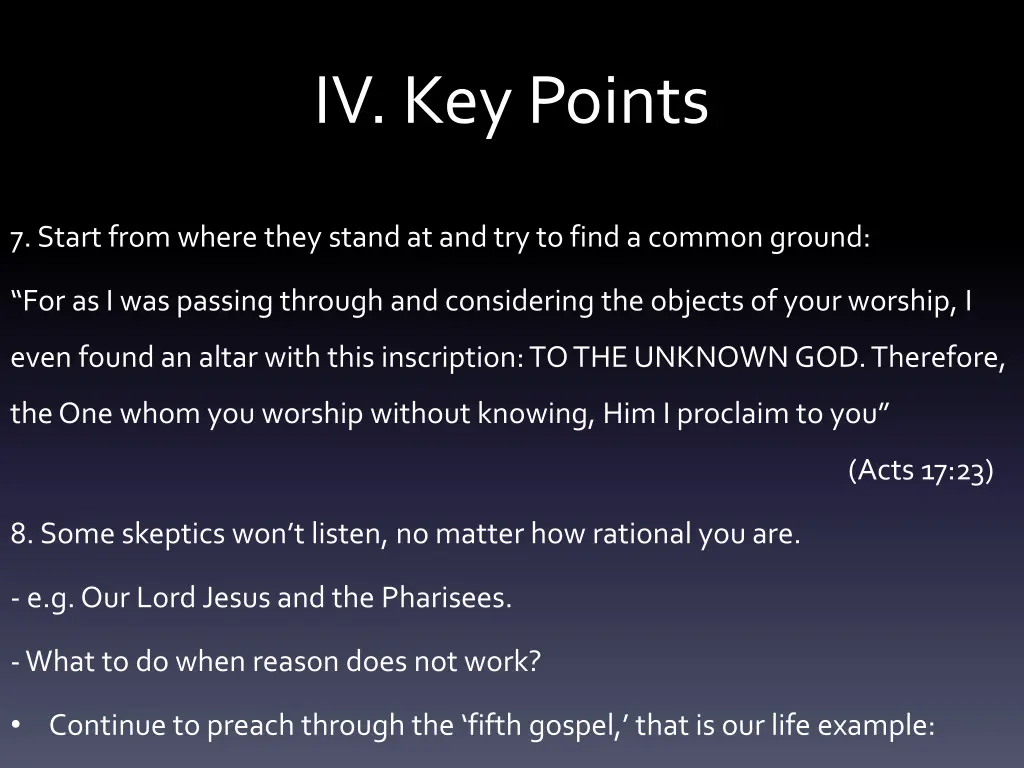 iv key points 4