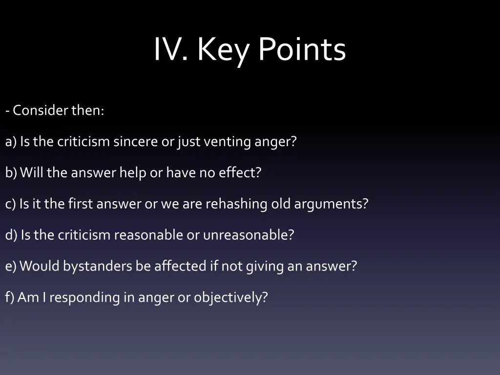 iv key points 6