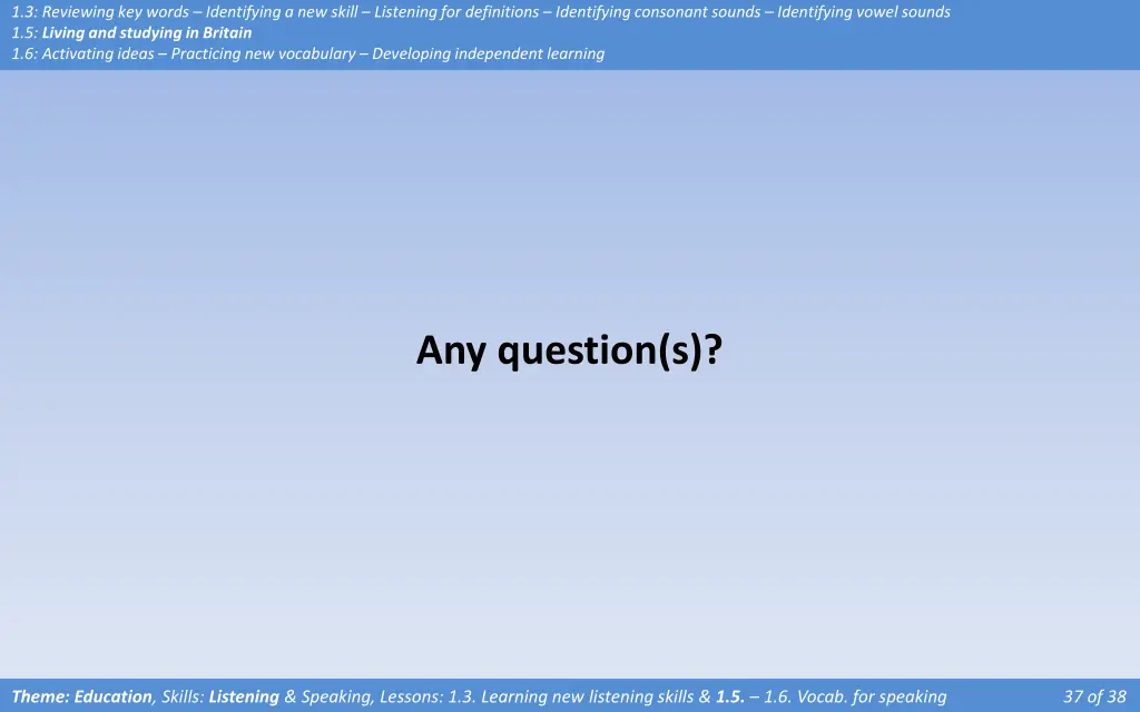 1 3 reviewing key words identifying a new skill 17