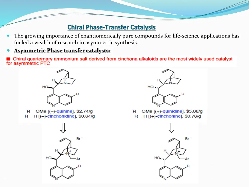 chiral phase transfer catalysis