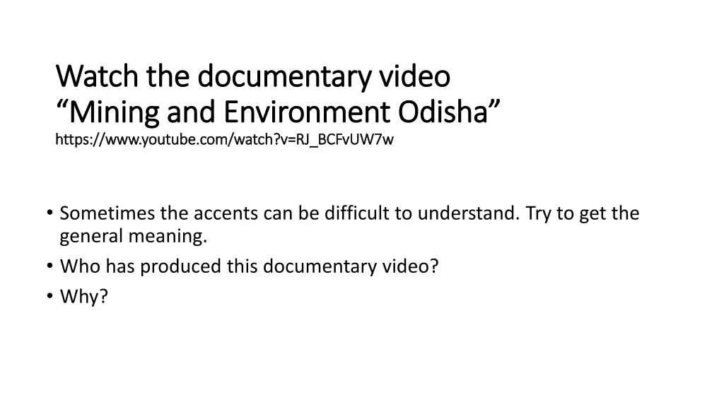 watch the documentary watch the documentary video