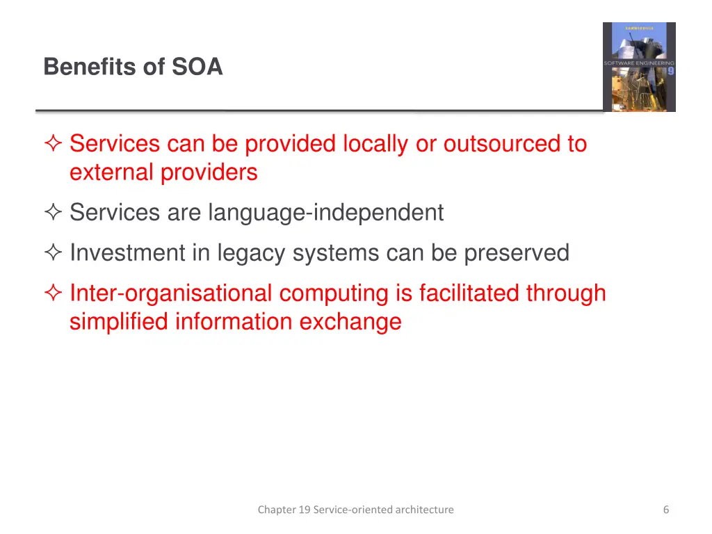 benefits of soa