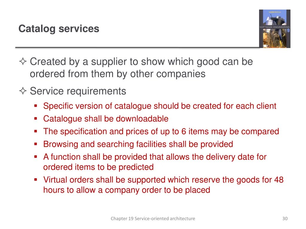 catalog services