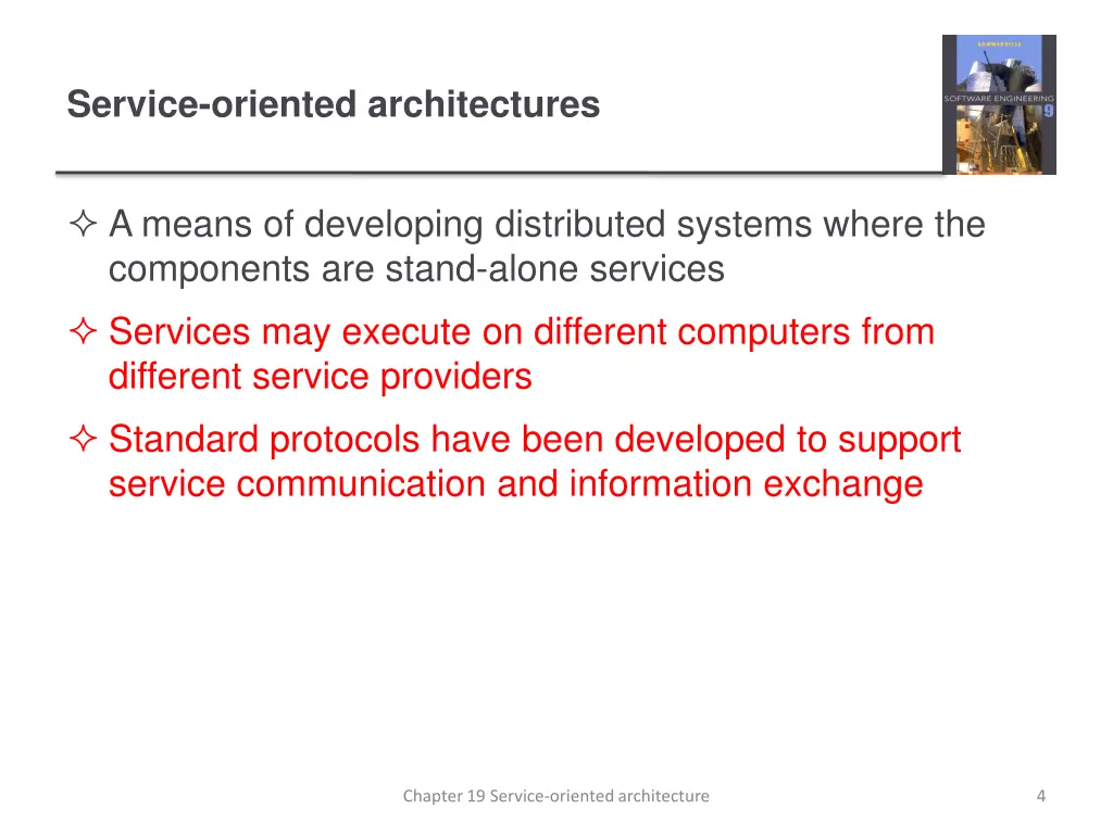 service oriented architectures