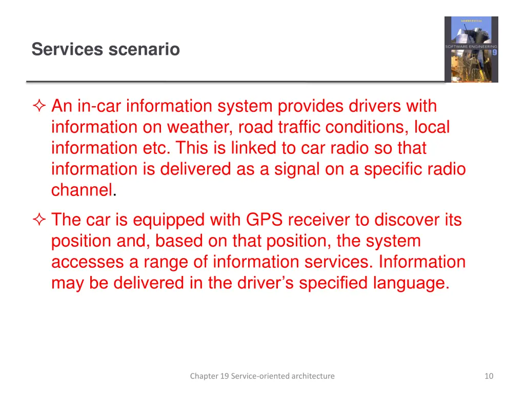 services scenario