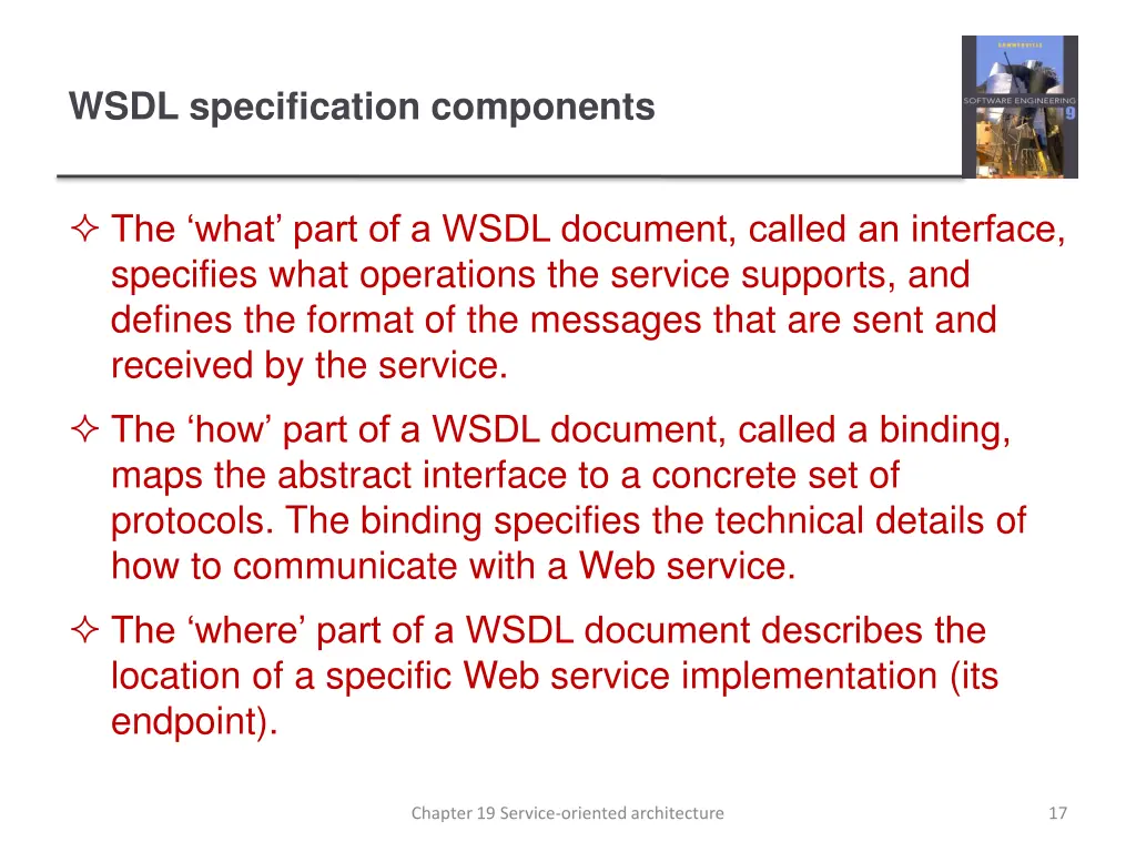 wsdl specification components