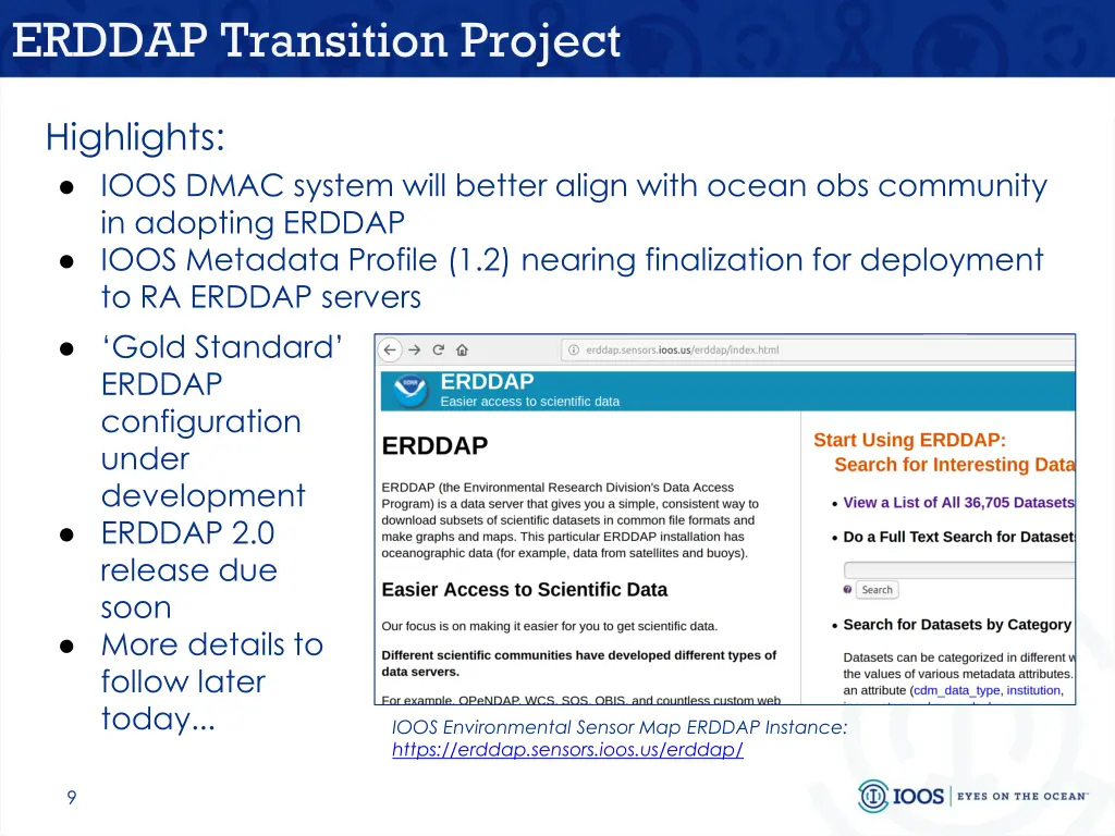erddap transition project