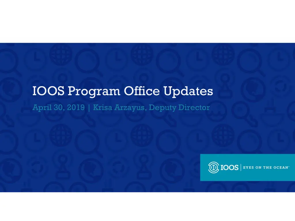 ioos program office updates