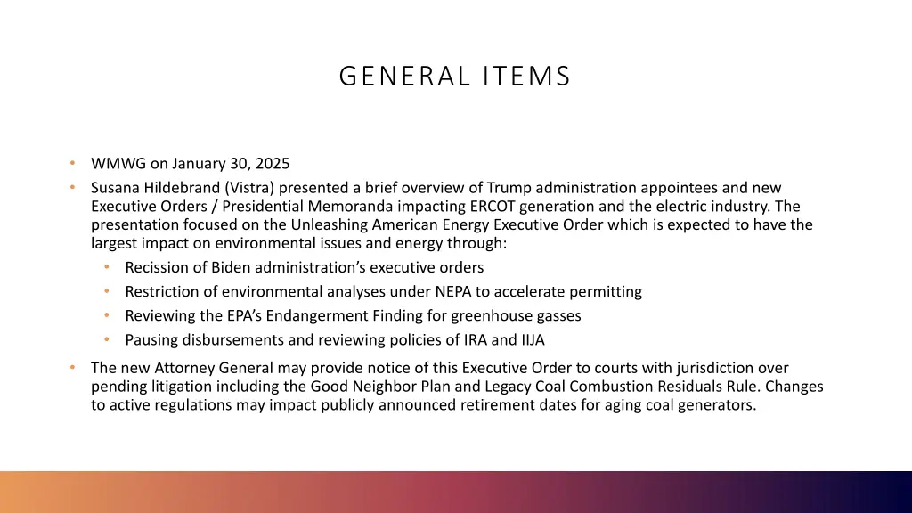 general items