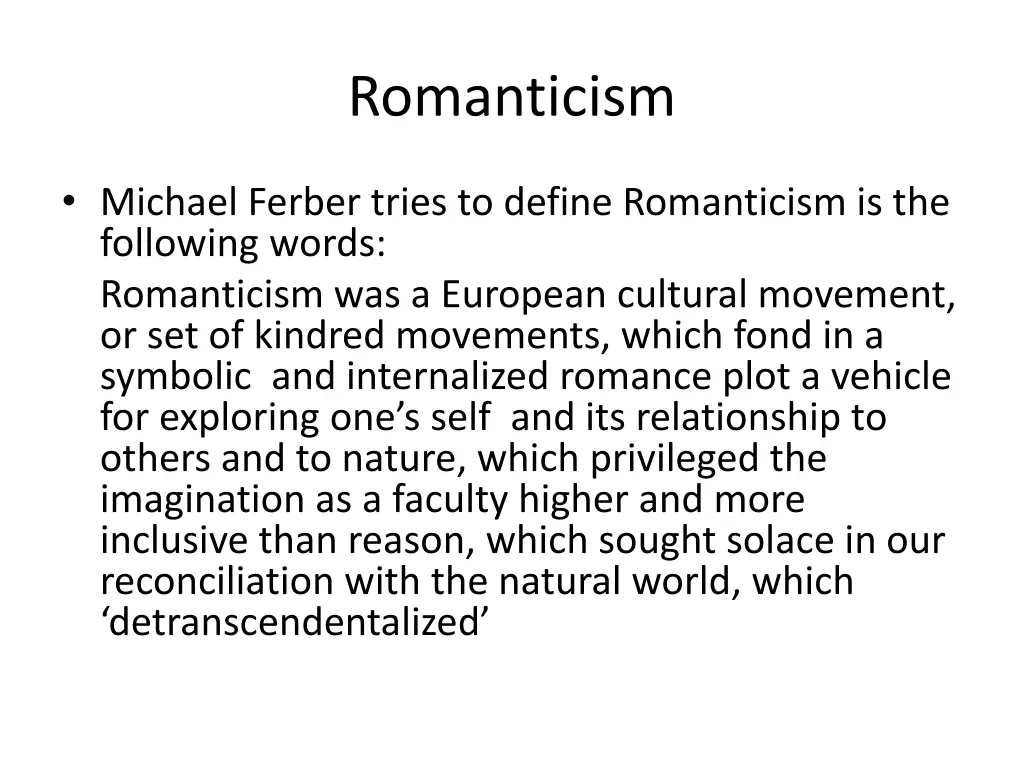romanticism 2
