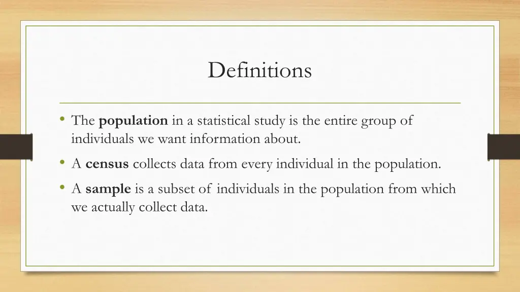 definitions