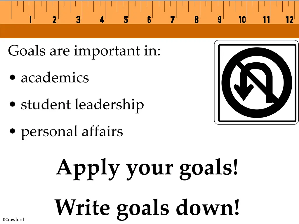 goals are important in