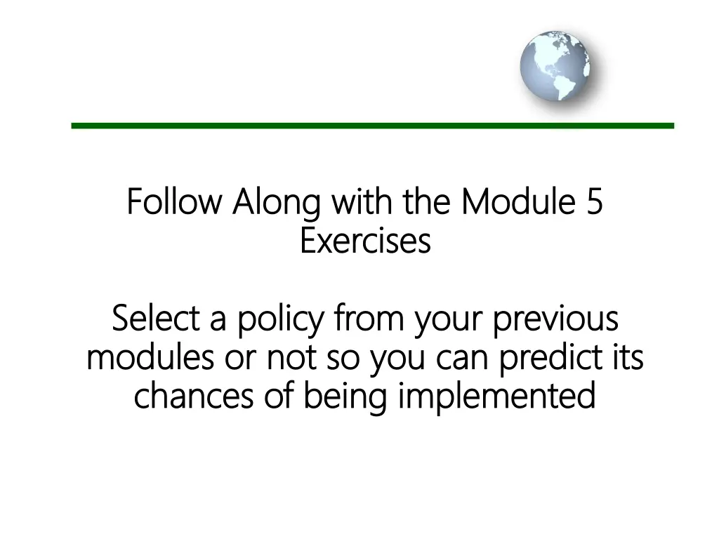 follow along with the module 5 follow along with